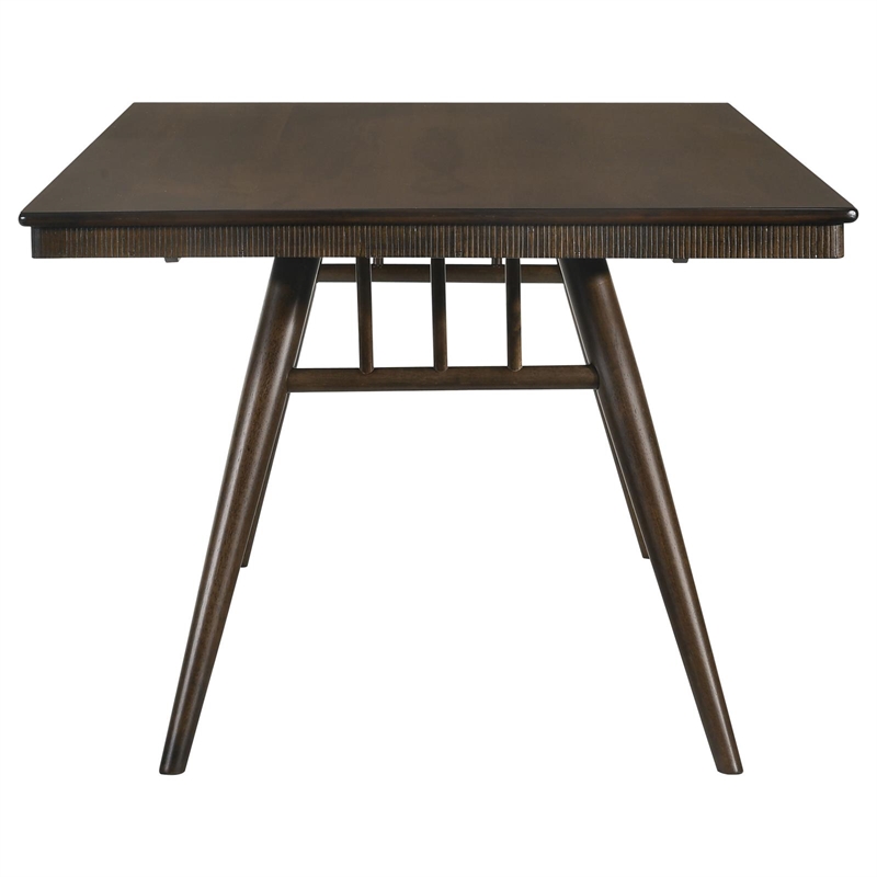 Coaster Wes Rectangular 80-inch Wood Dining Table in Dark Walnut