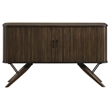 Wes 2-door Sideboard Buffet Storage Cabinet Dark Walnut