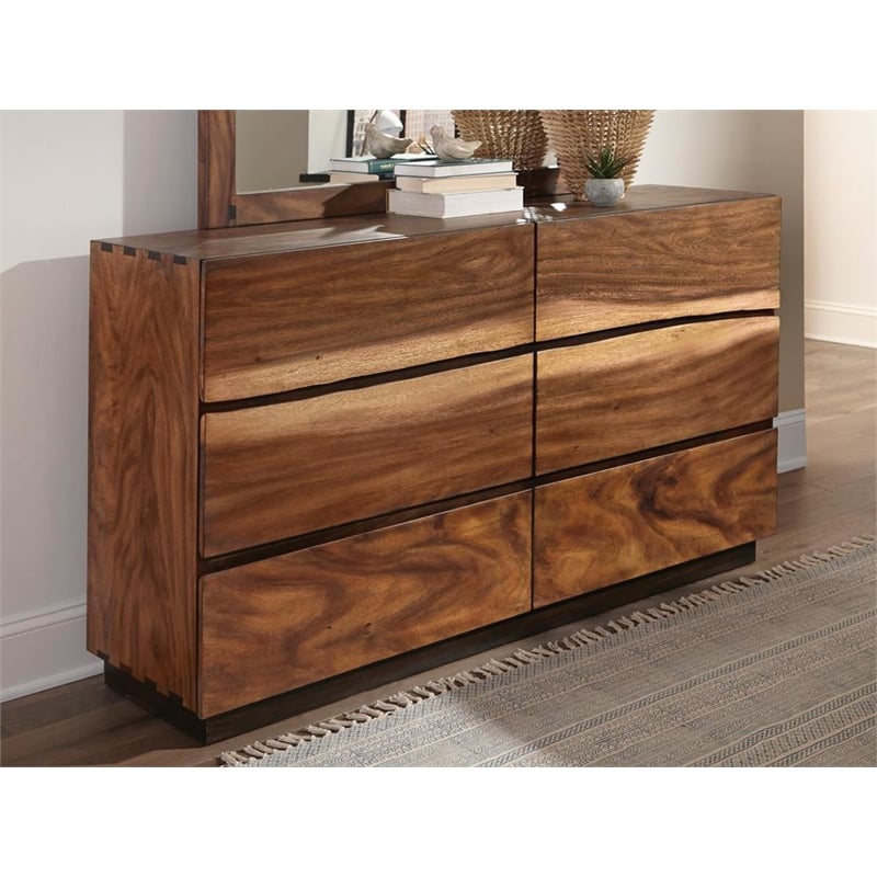 Winslow 6-drawer Dresser Smokey Walnut