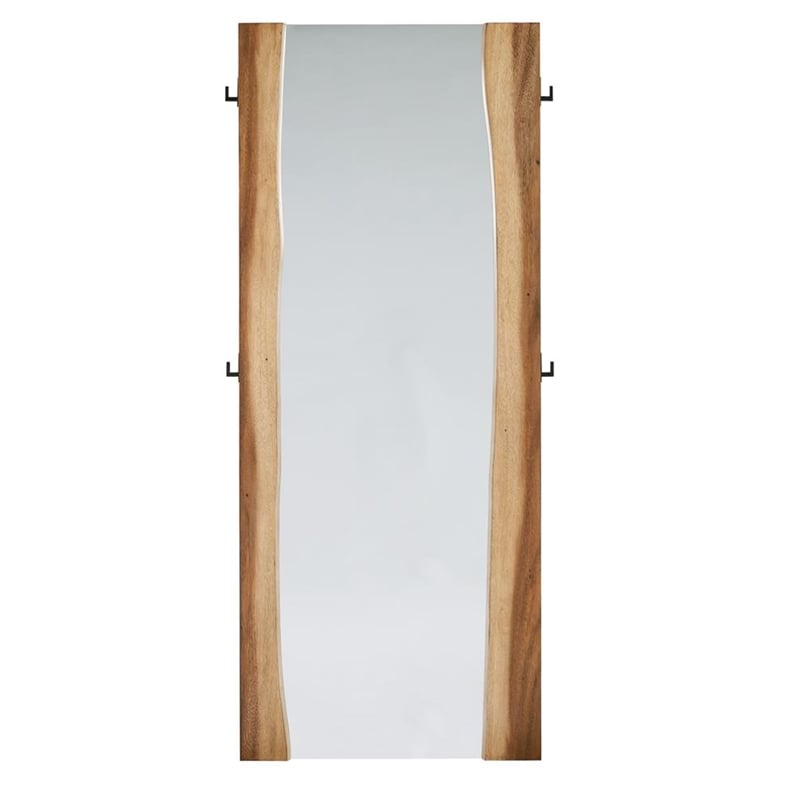Winslow 31 x 76 Inch Standing Floor Mirror Smokey Walnut