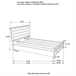 Woodmont Wood Queen Storage Panel Bed Rustic Golden Brown