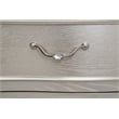 Coaster Evangeline 4-piece Wood Eastern King Bedroom Set in Silver Oak/Ivory