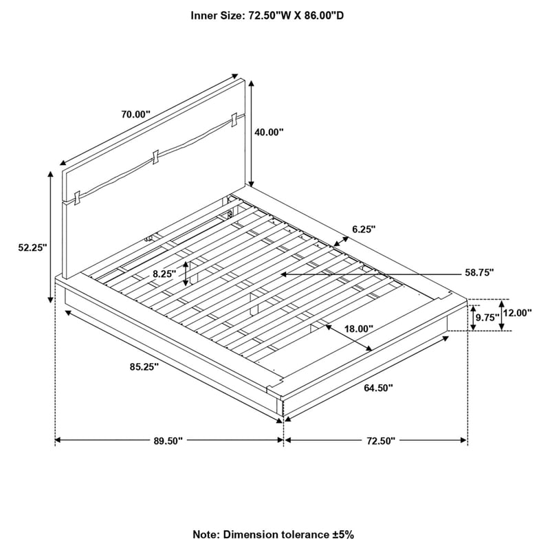 Winslow 4-piece Queen Bedroom Set Smokey Walnut