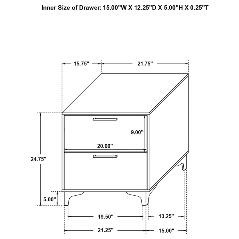 Kendall 5-piece California King Bedroom Set White