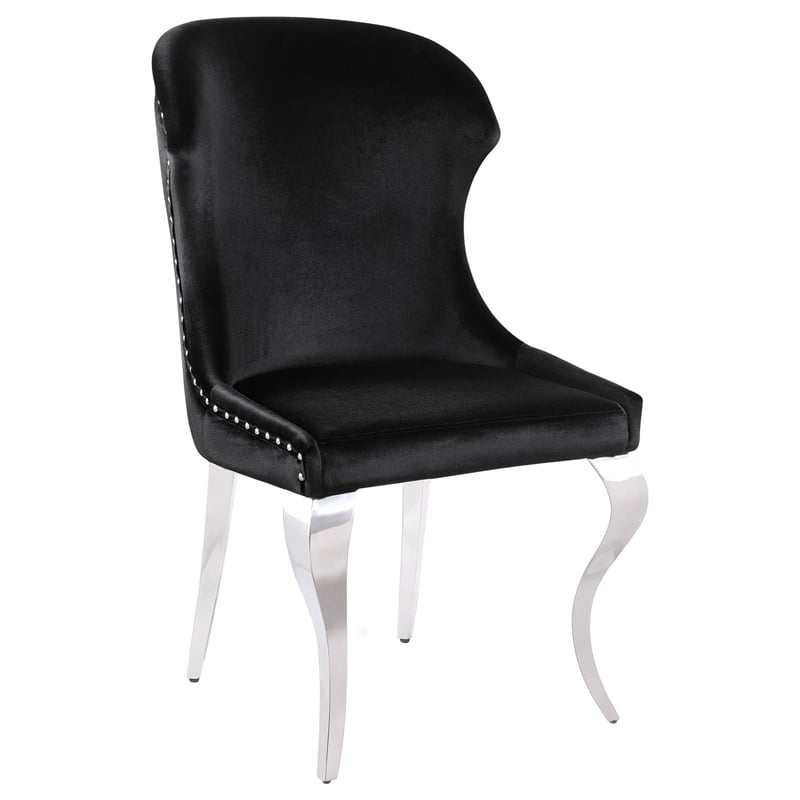 Cheyanne Upholstered Dining Side Chair Black