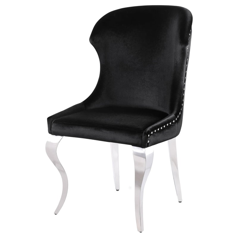 Cheyanne Upholstered Dining Side Chair Black