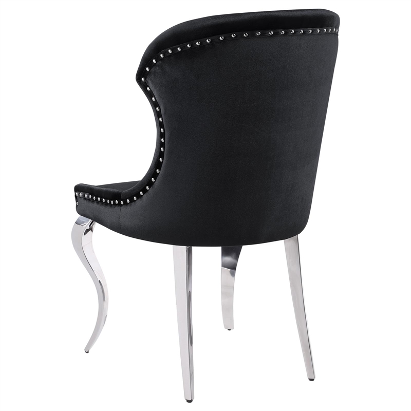 Cheyanne Upholstered Dining Side Chair Black