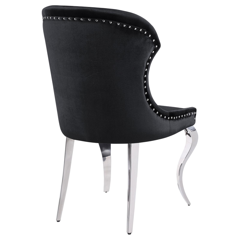 Cheyanne Upholstered Dining Side Chair Black