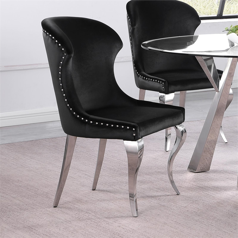 Cheyanne Upholstered Dining Side Chair Black