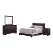 Dorian 4-piece Full Bedroom Set Dark Cocoa
