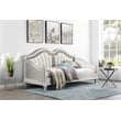 Evangeline Upholstered Twin Daybed Silver Oak