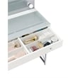 Eliza Vanity Set with Lighting & Stool White and Chrome