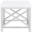 Eliza Vanity Set with Lighting & Stool White and Chrome