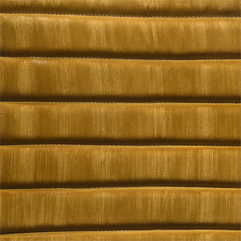 Bayu Leather Upholstered Counter Stool Camel