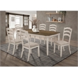 Ronnie Rectangular 79-inch Wood Dining Table Rustic Cream