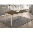 Ronnie Rectangular 79-inch Wood Dining Table Rustic Cream