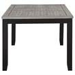 Elodie Rectangular 78-inch Extension Leaf Dining Table Black
