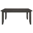 Dalila 5-piece Rectangular Dining Table Set Dark Grey