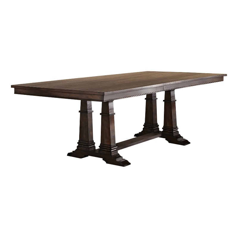 Coaster Avenue Wood Rectangle Dining Table with Extension Leaf Vintage