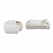 Coaster Isabella 2-piece Fabric Upholstered Sofa Set Natural