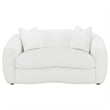 Coaster Isabella 2-piece Fabric Upholstered Sofa Set Natural
