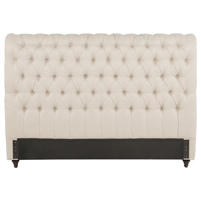 Devon 57-inch Upholstered Full Headboard Beige