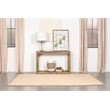 Benton Rectangular Solid Wood Sofa Console Table Natural