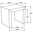 Odilia Rectangular Solid Wood End Table Auburn
