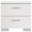 Felicity 4-piece Full Bedroom Set White High Gloss