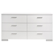 Felicity 4-piece Twin Bedroom Set White High Gloss