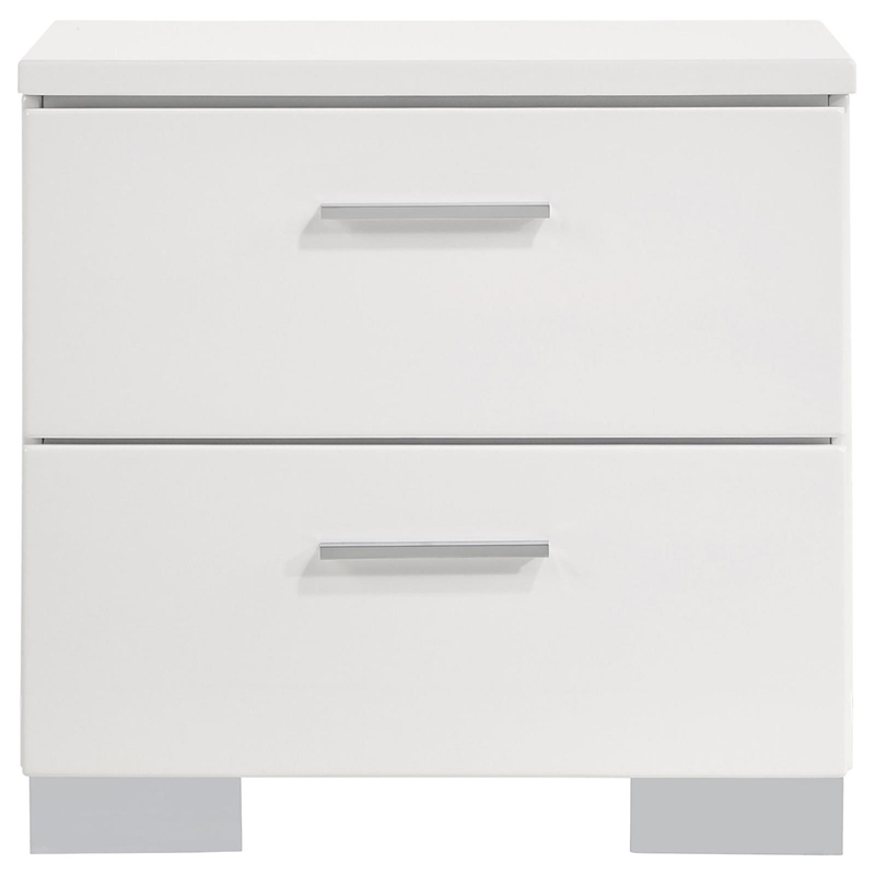 Felicity 5-piece Twin Bedroom Set White High Gloss