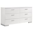 Felicity 5-piece Twin Bedroom Set White High Gloss