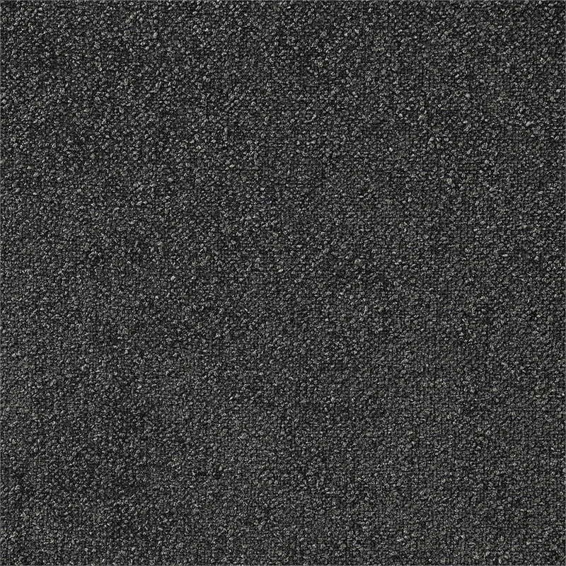 Cobie Upholstered Armless Swivel Chair Dark Charcoal