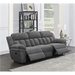 Bahrain Upholstered Motion Sofa Charcoal
