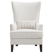 Pippin Upholstered High Wingback Accent Chair Latte