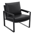 Rosalind Upholstered Track Arm Accent Chair Black