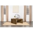Odilia Square Solid Wood Coffee Table Auburn