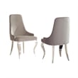 Antoine 5-piece Rectangular Glass Top Dining Table Set Grey