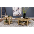 Dawn Square Engineered Wood Coffee Table Mango Brown