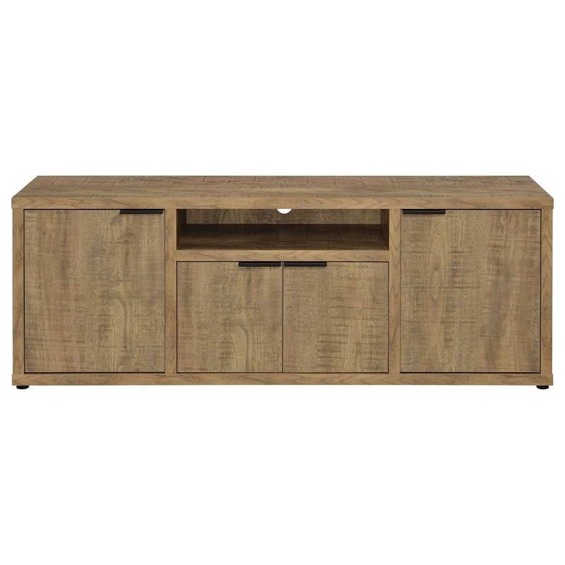Tabby 4-door Engineered Wood 60-inch TV Stand Mango