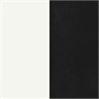 Retro 5-piece Oval Dining Table Set White and Black