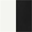 Retro 5-piece Round Dining Table Set White and Black