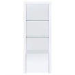 Jude 3-piece 71-inch TV Entertainment Center White High Gloss