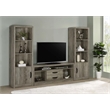 Burke 3-shelf Engineered Wood Media Tower Grey Driftwood