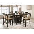 Gabriel 7-piece Square Counter Height Dining Set Cappuccino