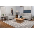Bowen 2-piece Upholstered Track Arm Tufted Sofa Set Beige