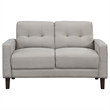 Bowen 3-piece Upholstered Track Arm Tufted Sofa Set Beige
