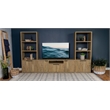 Tabby 3-shelf Engineered Wood Media Tower Mango