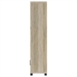 Sachin 3-shelf Engineered Wood Media Tower Distressed Pine