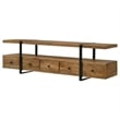 Otto 5-drawer Mango Wood 70-inch TV Stand Media Console Brown